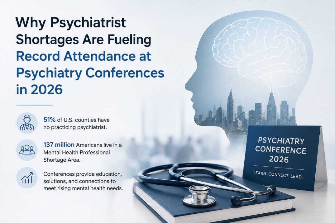 Why Psychiatrist Shortages Are Fueling Record Attendance at Psychiatry Conferences in 2026